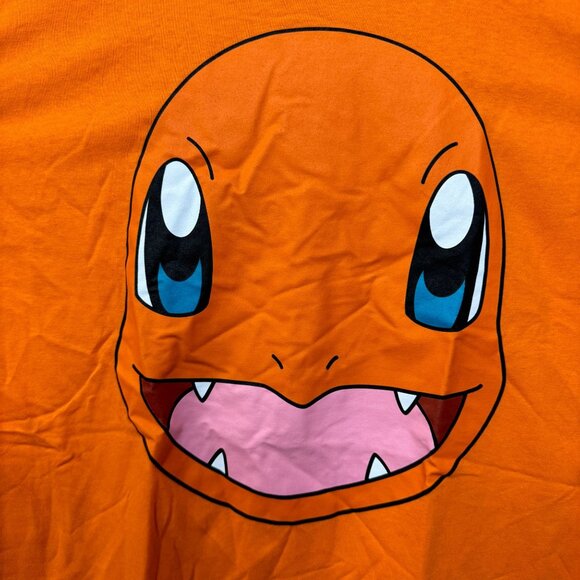 Charmander Big Face Anime Character Nintendo Pokemon Tee M - Picture 2 of 4